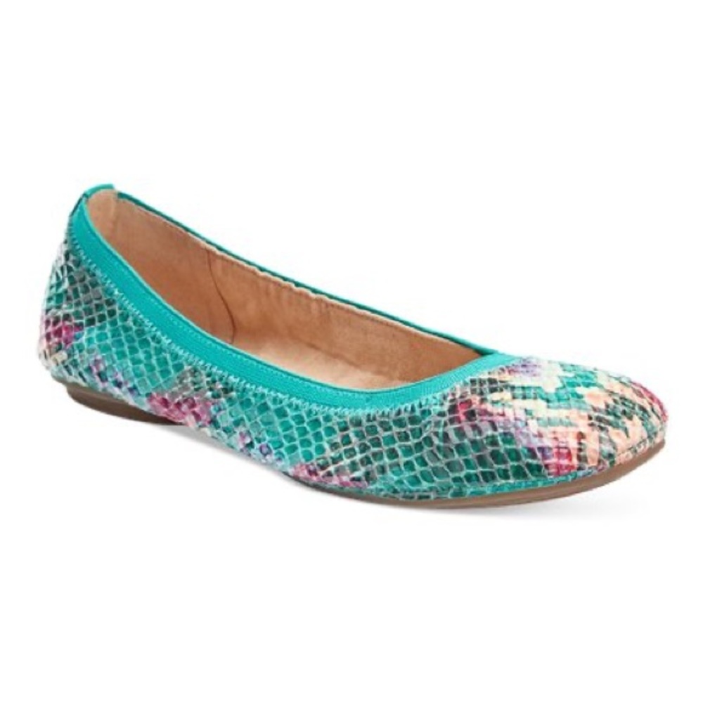 Bandolino | Snakeskin Turquoise Edition Ballet Flat Size 6